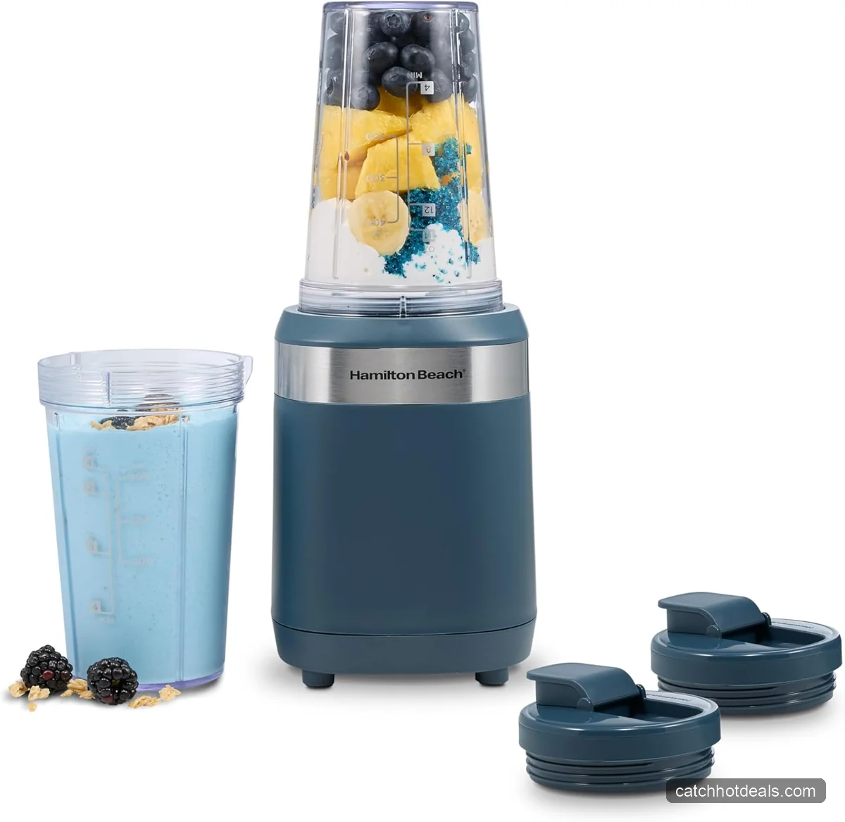 Hamilton Beach Personal Blender 2 x 14 oz travel cups product image
