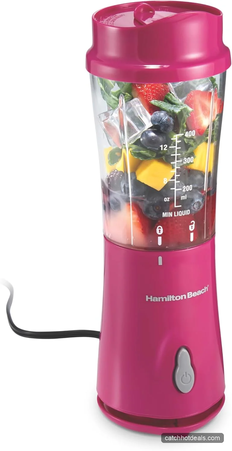 Hamilton Beach portable 14 oz travel cup blender product image