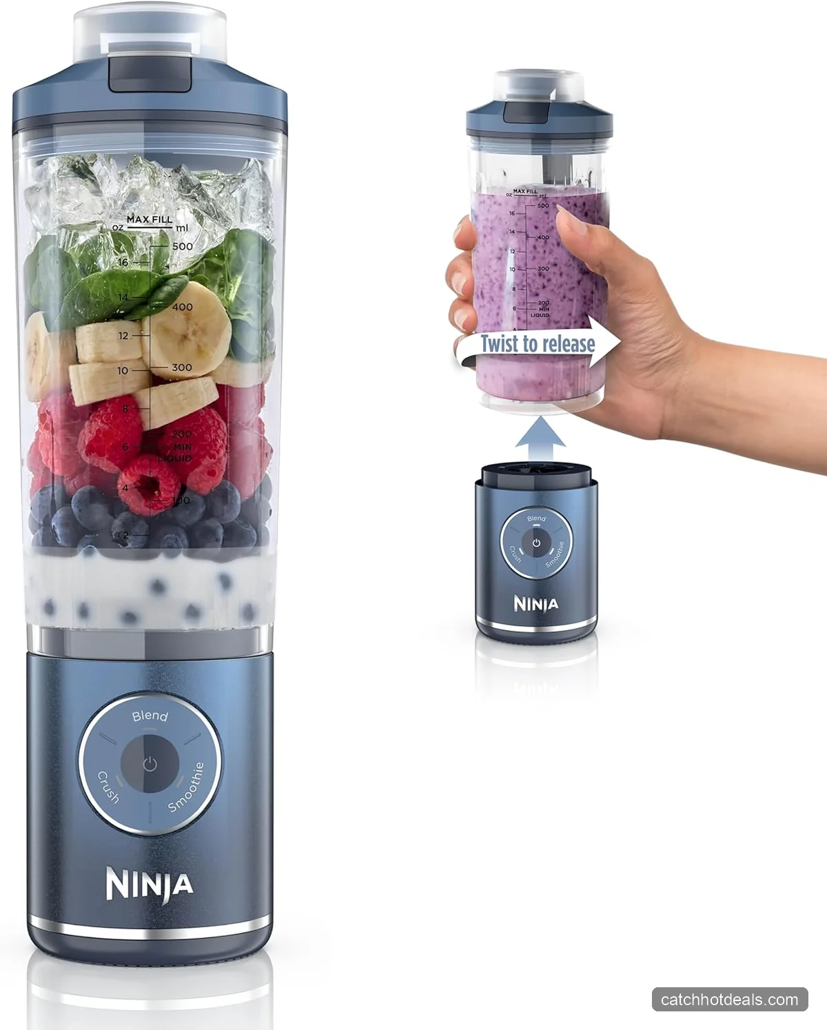 Ninja Blast Max BC251NV cordless portable blender product image