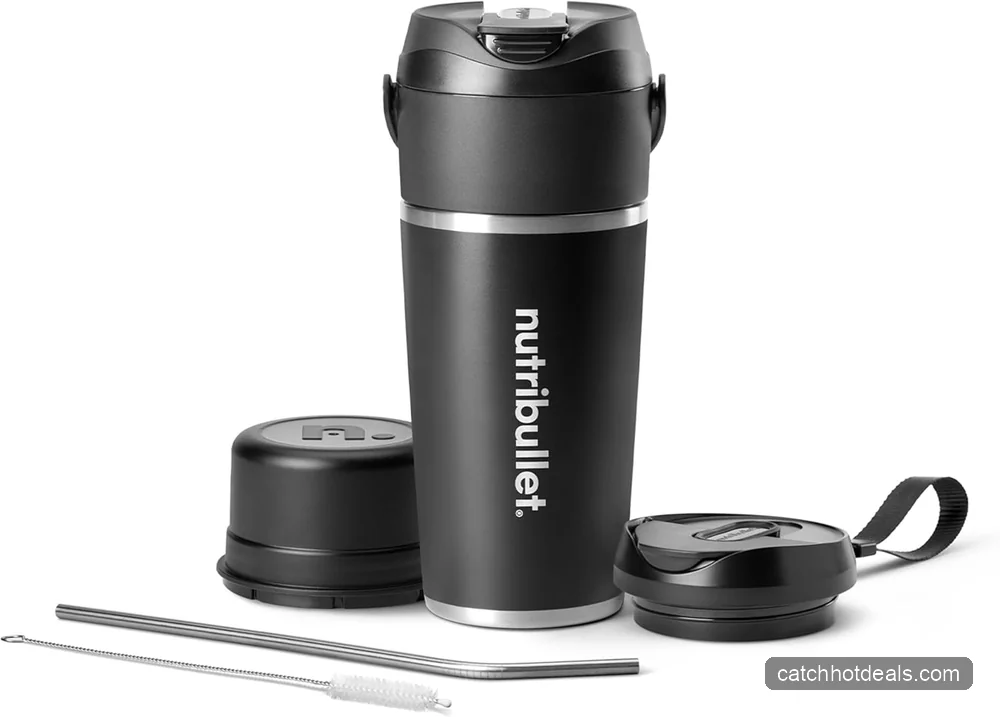 Nutribullet Flip portable cordless insulated cup blender product image