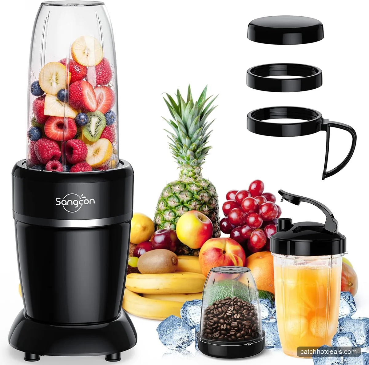Sangcon 1000W smoothie blender with 3 cups product image